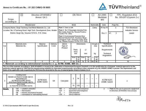 Discount Stainless Steel clad aluminum plate