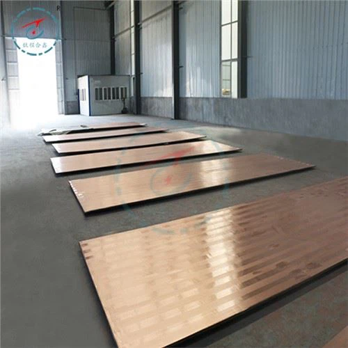 Placa de cobre compuesto de titanio