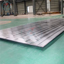 Placa revestida bimetálica de aluminio y acero inoxidable por soldadura explosiva