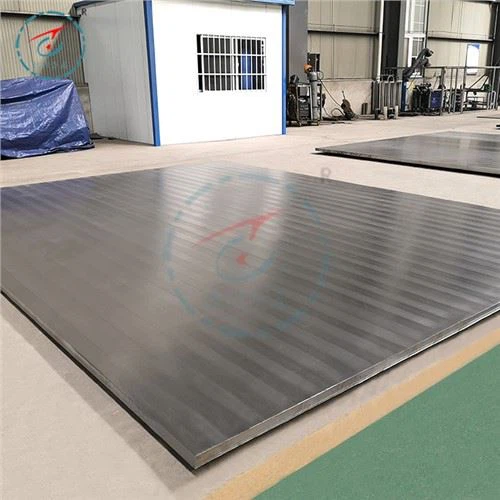 Placa de acero inoxidable revestida de titanio