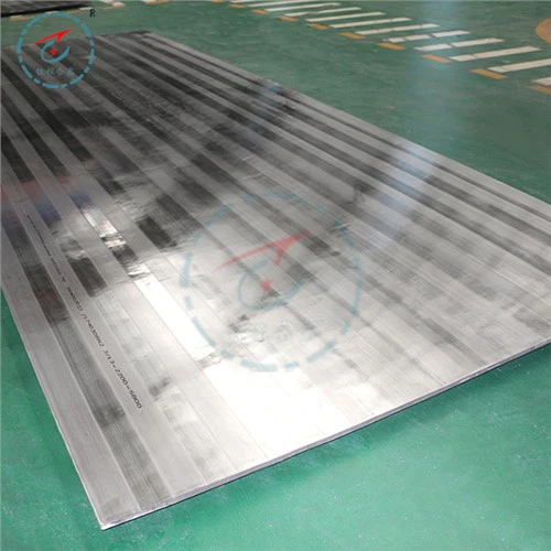 Placa de acero con revestimiento de titanio GR12